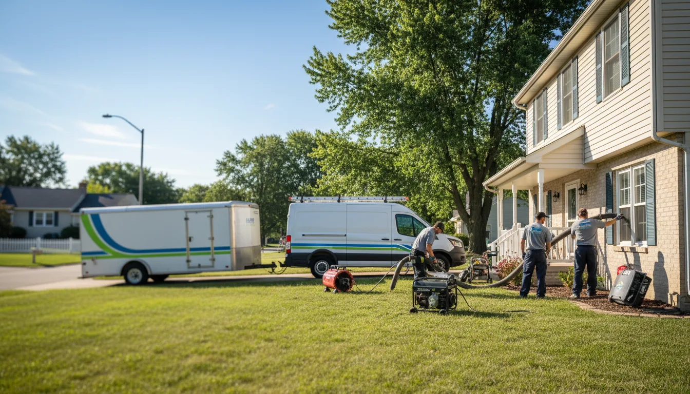 Flooded Basement Restoration And Cleanup With Repair in Langworthy, IA near me